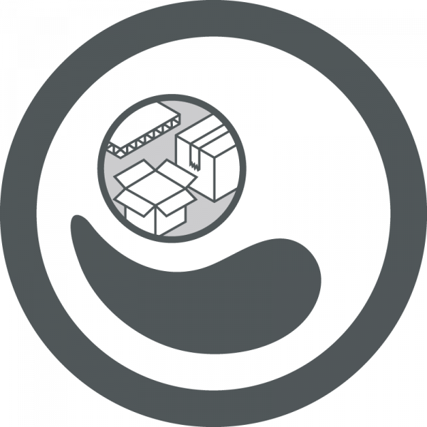 Logo AVR Benne pour déchets Carton